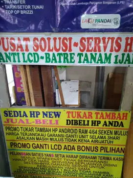 Servis hp android dan iPhone