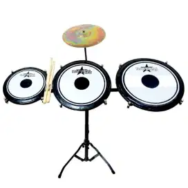 Tam Tam isi 3 Besi Tebal dan kuat + Stick Drum