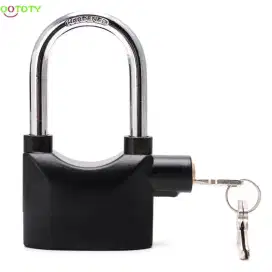 Kinbar Gembok Sepeda Motor Padlock Alarm Waterproof Corrosion Resistan