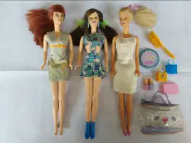 BONEKA BARBIE ORIGINAL, 3 DIJUAL PAKET