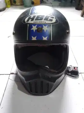 Helm Cakil Retro Motif USA