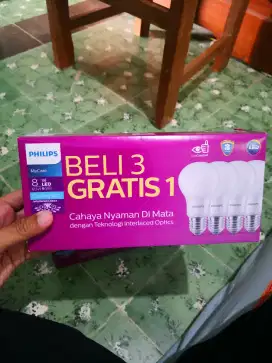 Lampu led philips mycare Multipack 10 watt ada juga 6, 10, dan 12 watt