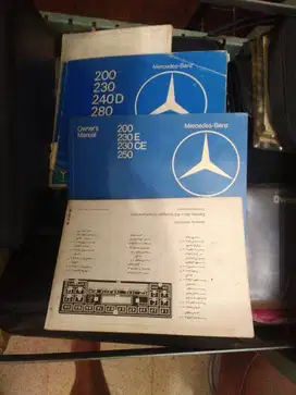 Buku manual book mercy toyota retro boxer bmw dll