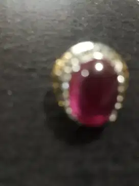 Cincin akik merah hati