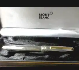 Bolpoin roler pen merk MONT BLANC made in germany type Soliter silver