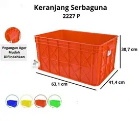 Keranjang plastik container plastik box plastik baru