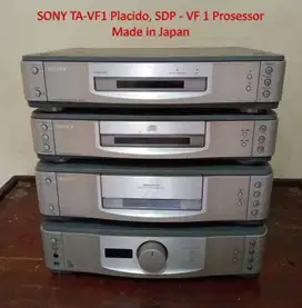 SONY Placido, Tuner CD, Stereo Cassette, Processor, Stereo Amplifier.