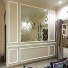 Jasa pasang molding, wall panel, cat dan plafon