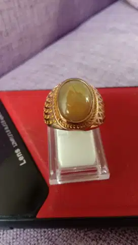 Cincin Batu Yellow Shappire