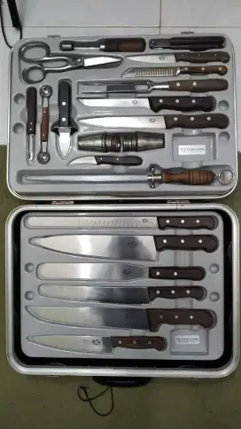 Pisau Set Victorinox Rosewood Made in Swiss RARE!