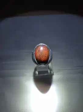 CINCIN BADAR BESI MERAH KEBUMEN ,NEMPEL MAGNET SIZE 9