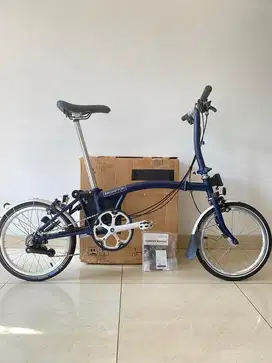 Brompton tempest blue 2020 S6L