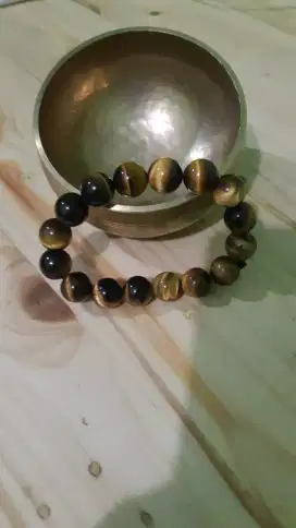 Gelang Chrystal Tiger Eyes Natural