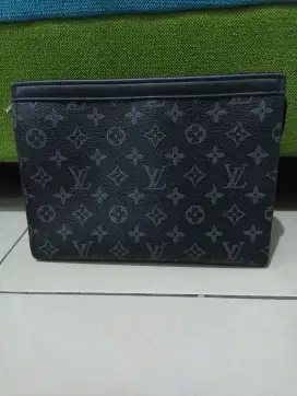 Tas clutch Louis Vuitton second import sz medium mulus