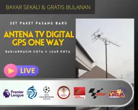 Antena TV fullset sm pasang