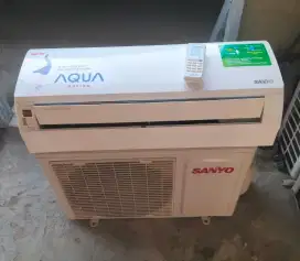 AC Sanyo Aqua 1/2 PK siap pasang