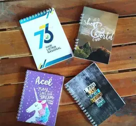 Buku notes, agenda custom, notes seminar, notes murah, seminarkit