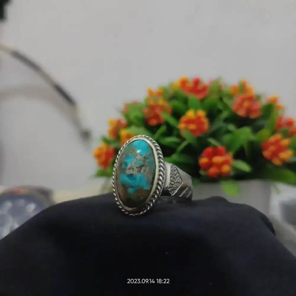 Flash Deal !! Cincin Pria - Pirus Persia Dim Kantoran