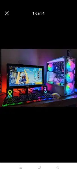 PC rakitan gaming editing video fullset Murmer