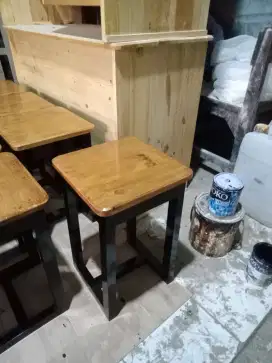 Kursi kafe jati Belanda