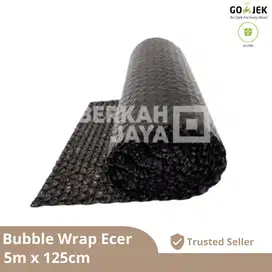 Bubble Wrap / Plastik Gelembung Tebal 500cm X 125cm (5 Meter) - Hitam