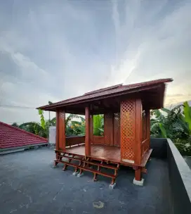 Gazebo minimalis saung.