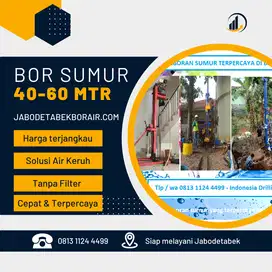 Paket Bor Sumur 60 Meter Pompa Satelit Terhindar Air Jelek