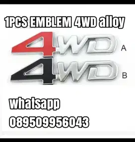 1x EMBLEm 4WD alloy new