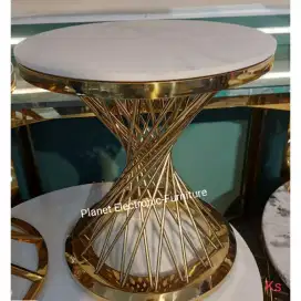 Meja Sudut Marmer 50cm  Meja Tamu Marmer  Meja Kopi  Coffee Table
