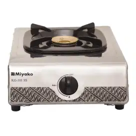 Kompor Gas 1 Tungku Stainless Miyako KG101SS Gas Stove Murah Garansi