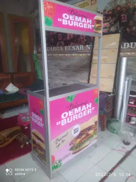 Grobak lipat, grobak stand, grobak portable alumunium