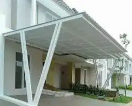 Kanopi minimalis, Kanopi Modern, Kanopi Baja Ringan
