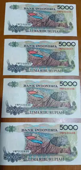 Dijual Uang Lama 5000
