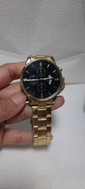 jam tangan pria Shaarms gold