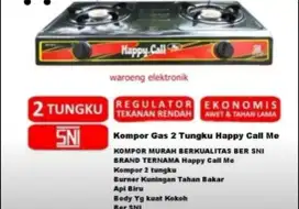 Kompor Gas 2 Tungku