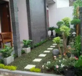 Taman teras depan rumah