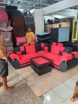 Sofa Bantalan L Minimalis Sudut