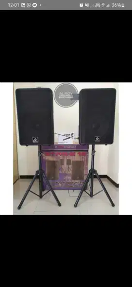 KREDIT SPEAKER AKTIF CRIMSON STAGE 15, DP 500RB. GRATIS 1X ANGSURAN