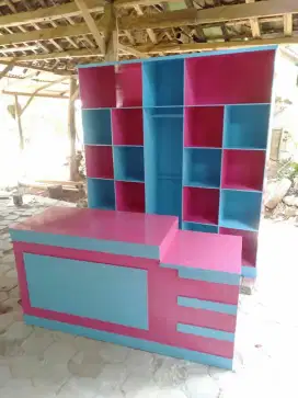 Rak laundry. Rak pakaian. Rak sembako. Rak serbaguna. Meja kasir