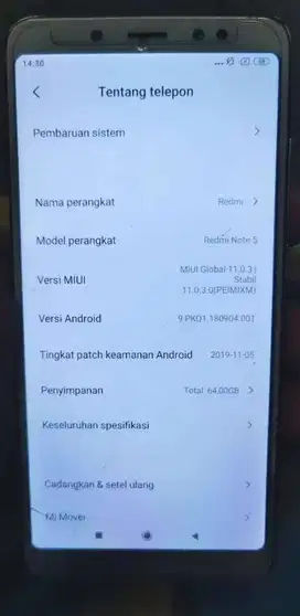 Redmi note lima