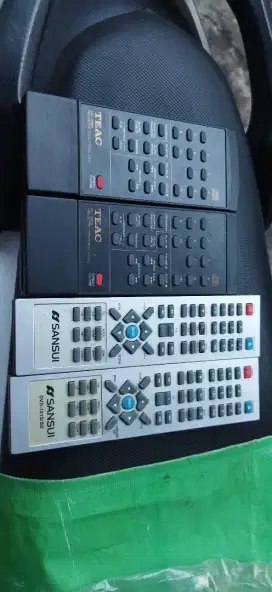 Remote cd teac dan dvd sansui