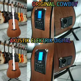 Gitar Original Cowboy Akustik Elektrik Digital