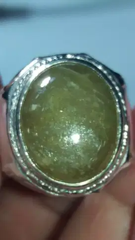 Jual Batu Cincin Green Sapphire Crystal Keren Beautiful Good Condition