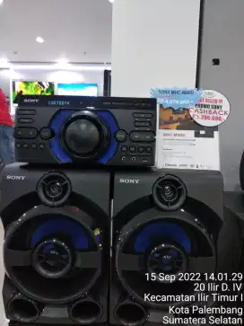 MHC-M40 speker sony mini hifi multi fungsi