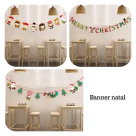 Perlengkapan ulang tahun dan natal.