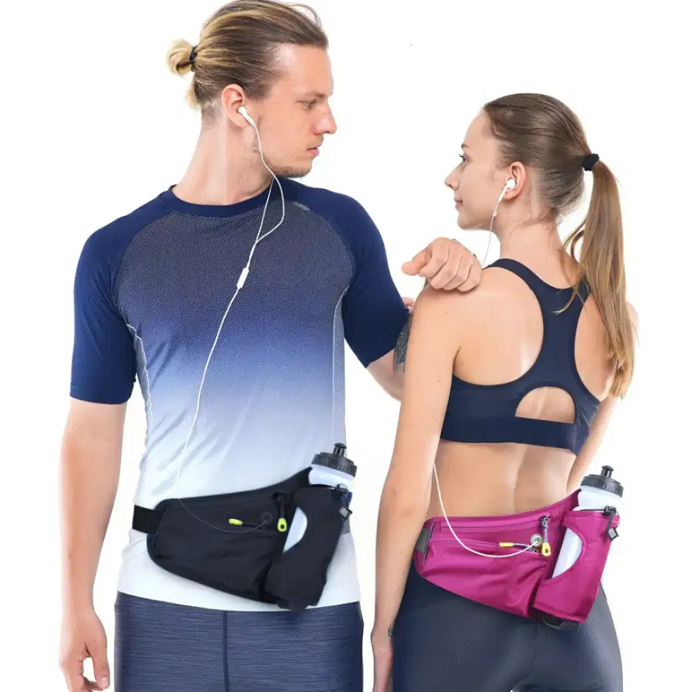 yipinu tas pinggang olahraga lari waterproof running bag