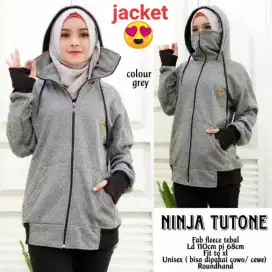 Jacket wanita Ninja Tutone #Grey