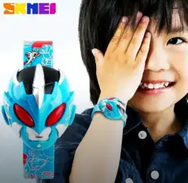 Jam Tangan Anak Digital LED Skmei 1239 Armor Hero, 3 Warna Menarik