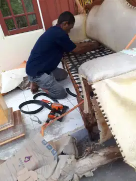 Tempat perbaikan sofa/kursi,servis reparasi semua jenis sofa