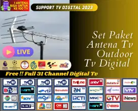 Bjm Antena Digital tv Outdoor Fullset